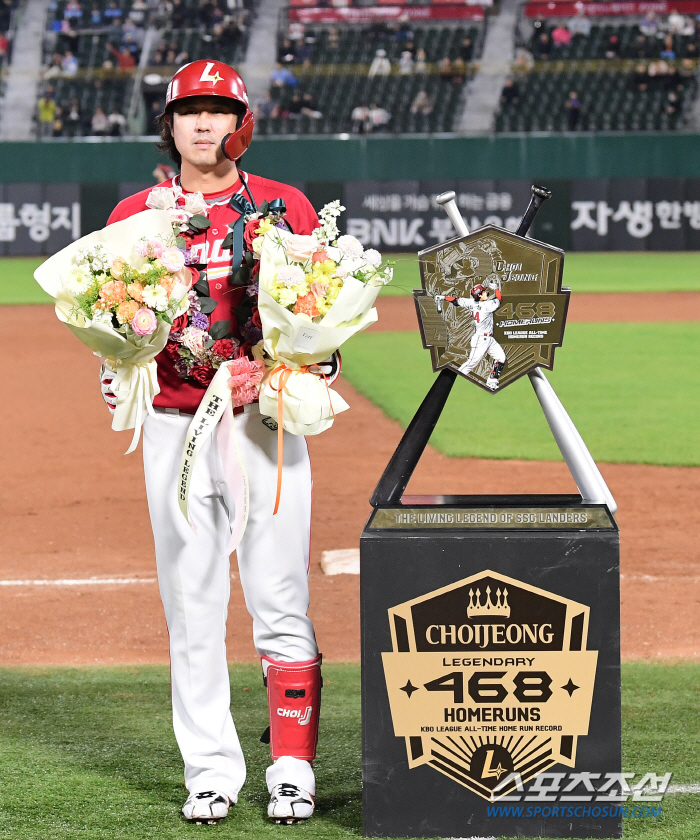 "600홈런까지 가자!" 추신수+최정 향한 '숭감'의 헌사. "레전드와 …