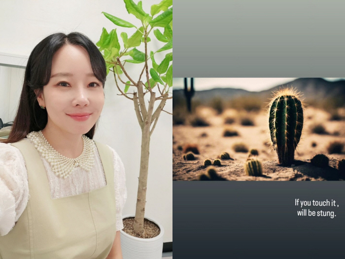'백종원♥' 소유진, 무슨 일 있나.."건들면 찔리게 될 거야" 의미심장