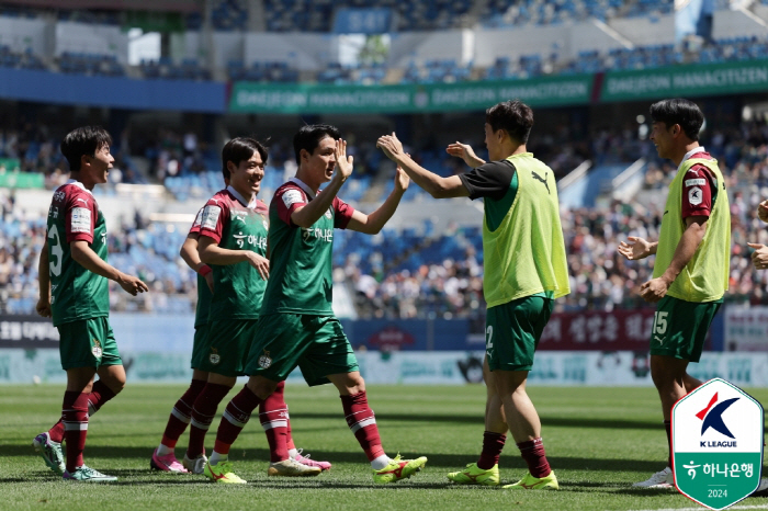 '김승대 멀티골'대전하나,서울 3-1로 꺾고 4경기만에 승리+꼴찌 탈출