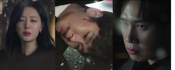 김지원은 기억 찾고, ♥김수현은 차에 치였다..박성훈 폭주 엔딩 '충격'…