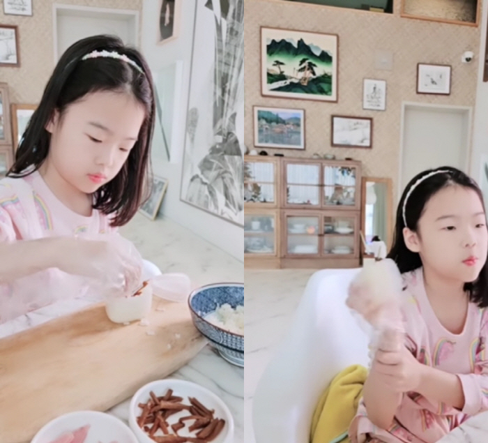 소유진♥백종원 딸, 금손 요리 실력 자랑...피는 못 속이네