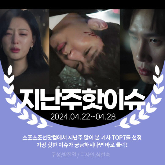 [카드뉴스] 지난주 핫이슈, 김지원은 기억 찾고 김수현은 차에 치였다