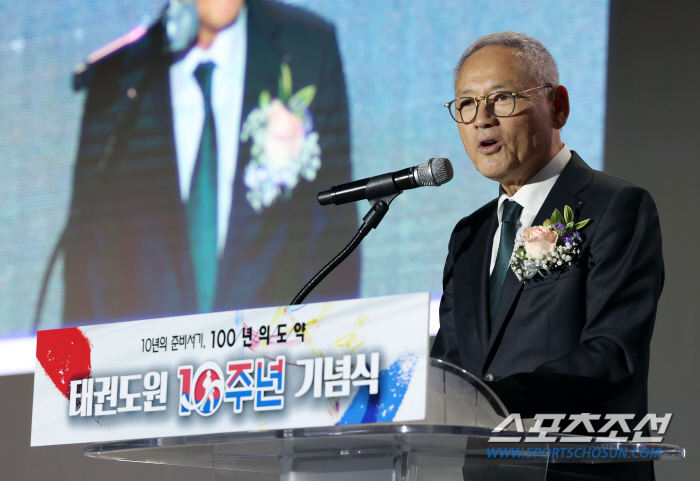 '태권도원 개원10주년' 유인촌 장관"태권도 종주국에서 태권도 선진국으로…