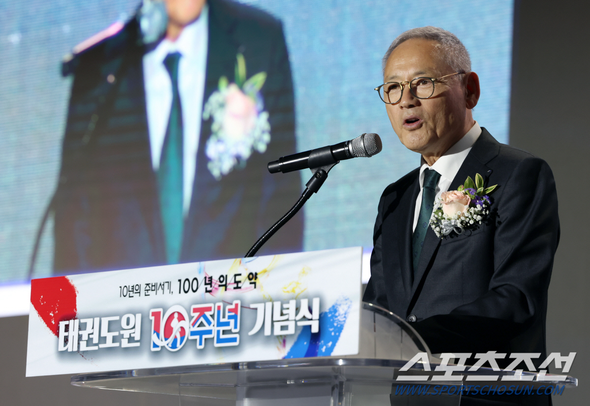 '태권도원 개원10주년' 유인촌 장관"태권도 종주국에서 태권도 선진국으로…