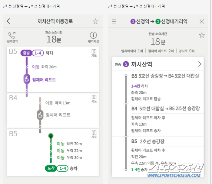 무의,교통약자 위한 지하철지도 공개 "휠체어이용자 환승시간 비장애인의 3…