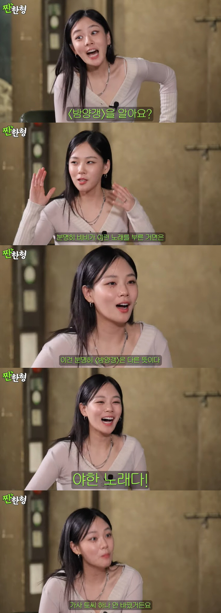 비비 "'밤양갱', 야한 곡 아냐…내가 부르니 숨은 뜻 있을 거라고" 억…