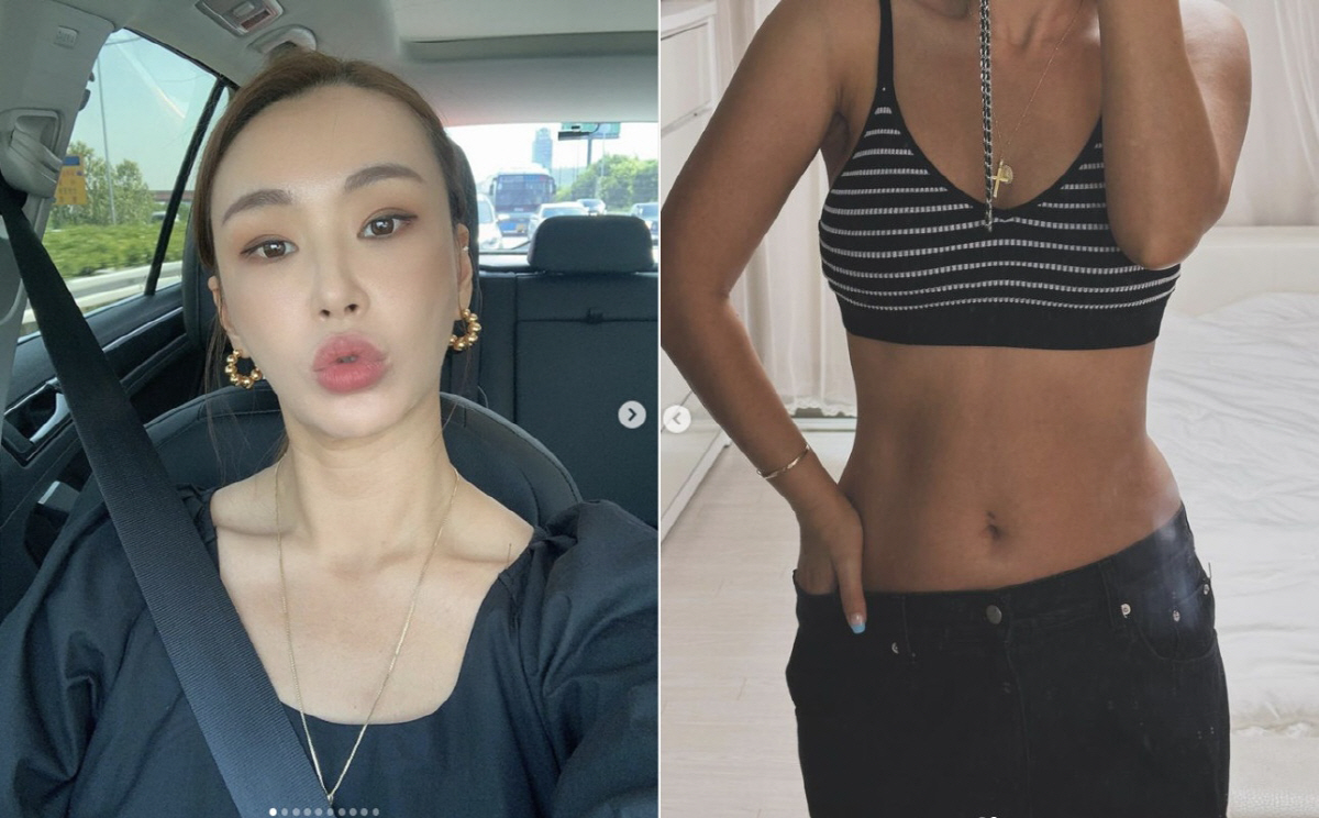 배윤정,'13kg 감량+부유방 수술' 후 자신감 ↑…탄탄한 복근 자랑