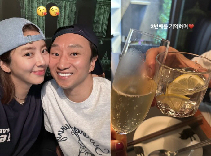 손담비♥이규혁, '2세 계획' 문제없는 부부금슬..24시간 붙어다니는 잉…
