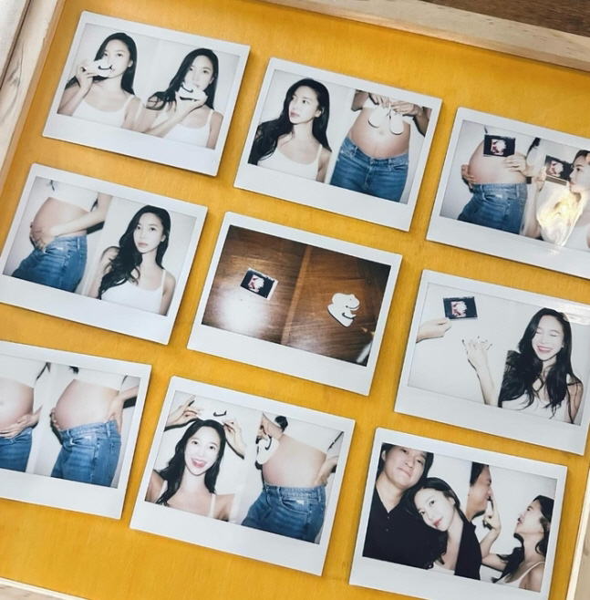 [종합] "임신 8개월 맞아?"…김윤지, 믿기 어려울 정도로 '완벽' D…