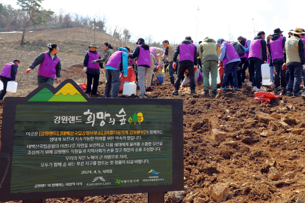 강원랜드, 폐기 유실물 아름다운 가게에 기부…"판매 수익, 산림복원 활용…