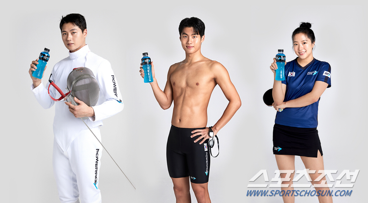 '파리올림픽 MZ 3대장'오상욱X황선우X신유빈,코카콜라 파워에이드 모델 …
