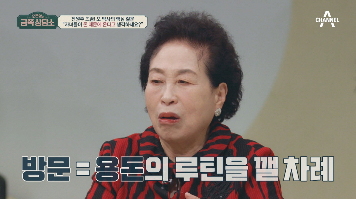 전원주 "가족들이 나를 돈으로 보는 것 같아…용돈 안주면 자식들 안올 것…