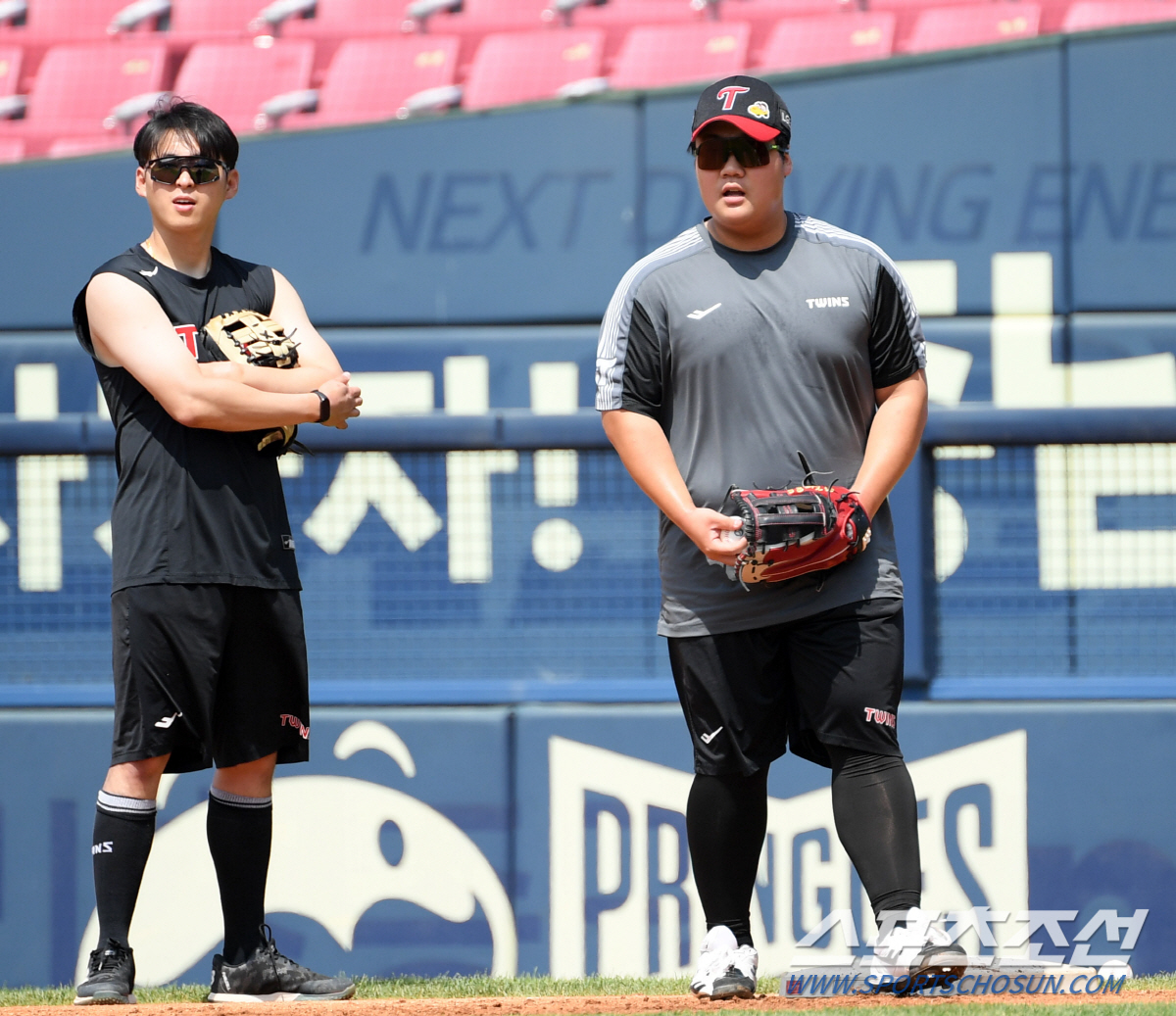 '범바오의 힘찬 기합 소리' 노력하는 천재 김범석...남들보다 일찍 나와…