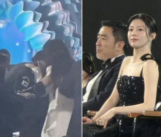 "어깨에 폭~" 이도현♥임지연 '무대 뒤 스킨십'..'백상' ★들 '몰랐…