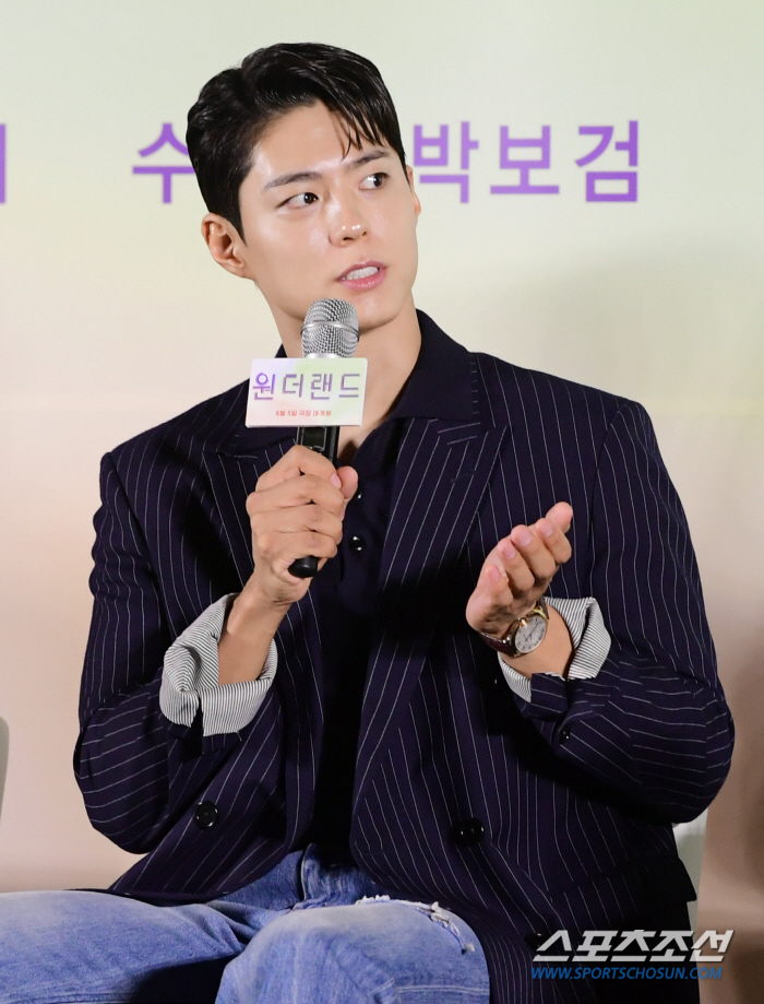 '원더랜드' 박보검 "영화 속 OST 작사 참여, 하루만에 이뤄진 즉흥 …