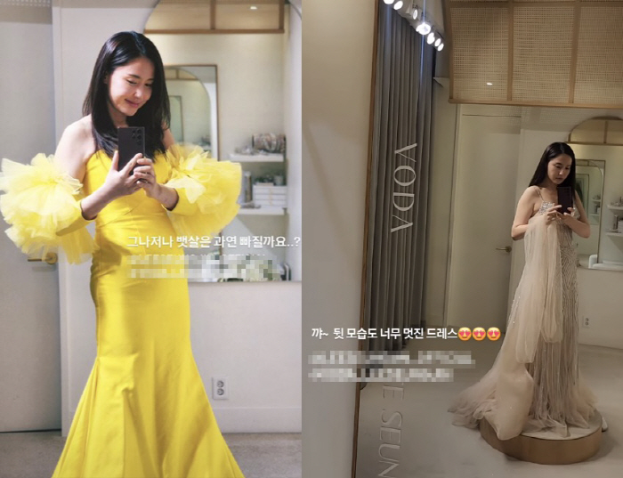 '쌍둥이맘' 공현주, 밀착 드레스에 드러난 뱃살 "돌잔치 때 입고 싶지만…