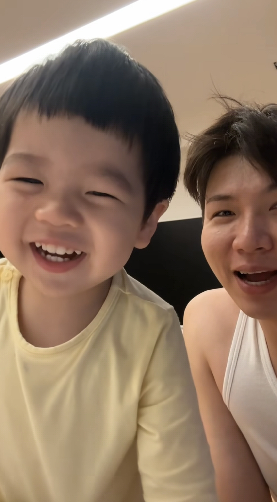 홍현희♥제이쓴 子 준범, 장난꾸러기 다됐네.."엄마 생일 축하 안 해요?…