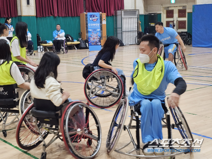 "장애친구랑 같이 휠농,너무 잼나요" 코웨이블루휠스X창현초 아이들의 행복…