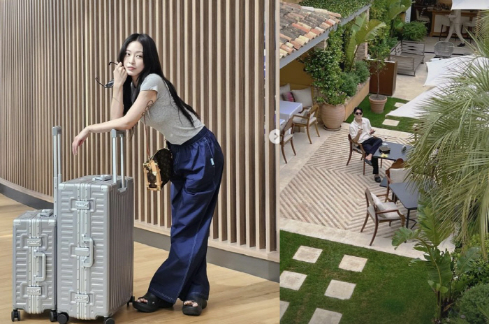 한예슬, ♥연하 남편과 '허니문' 인증..."떠나요"[종합]