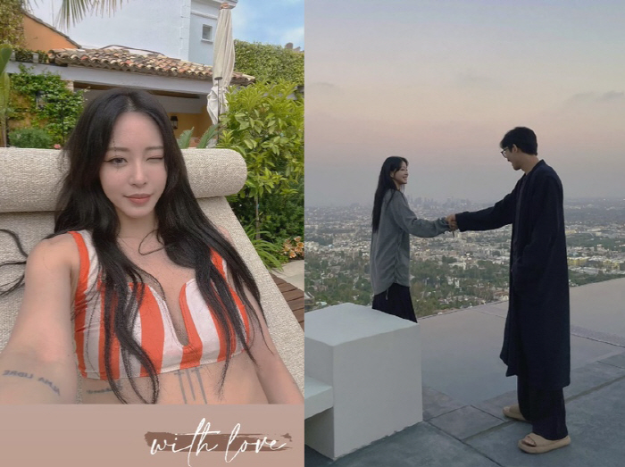 '10세 연하♥ 결혼' 한예슬, 신혼여행지서 비키니 몸매+강렬 타투 자랑