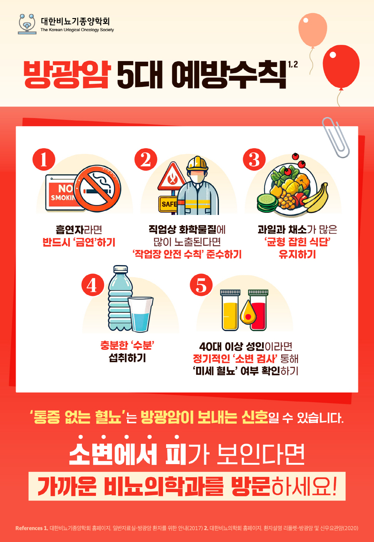 피 섞인 소변?…방광암 예방 5대 수칙