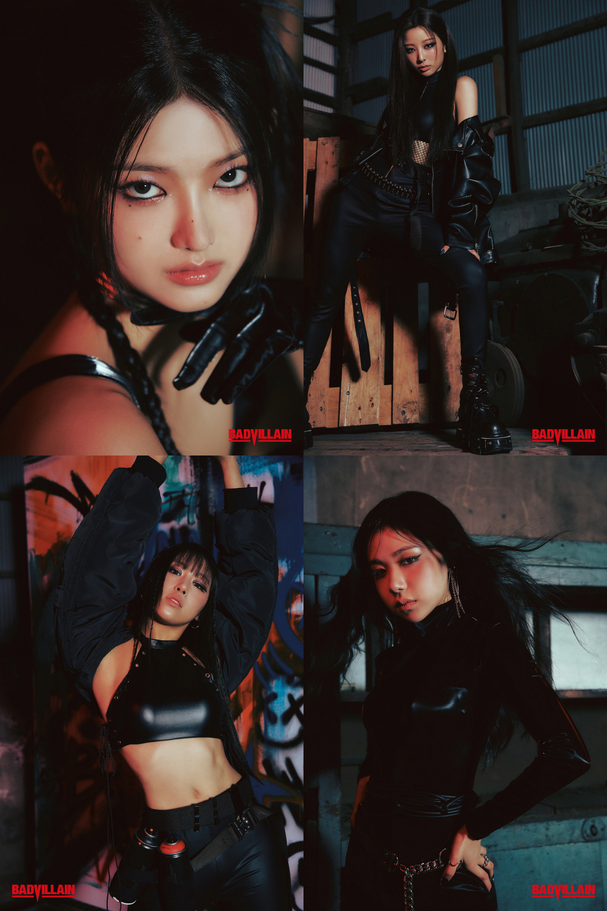 [공식] 걸그룹 배드빌런 멤버 켈리·클로이영·이나·휴이 포토 공개