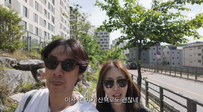 윤혜진, 촬영 중 코골며 자는 ♥엄태웅에 당황 "너무 창피해...오토바이…