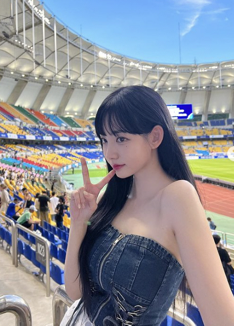 [공식]'축구여신' 곽민선, 축포 맞고 시력 손상…"심각한 상태"