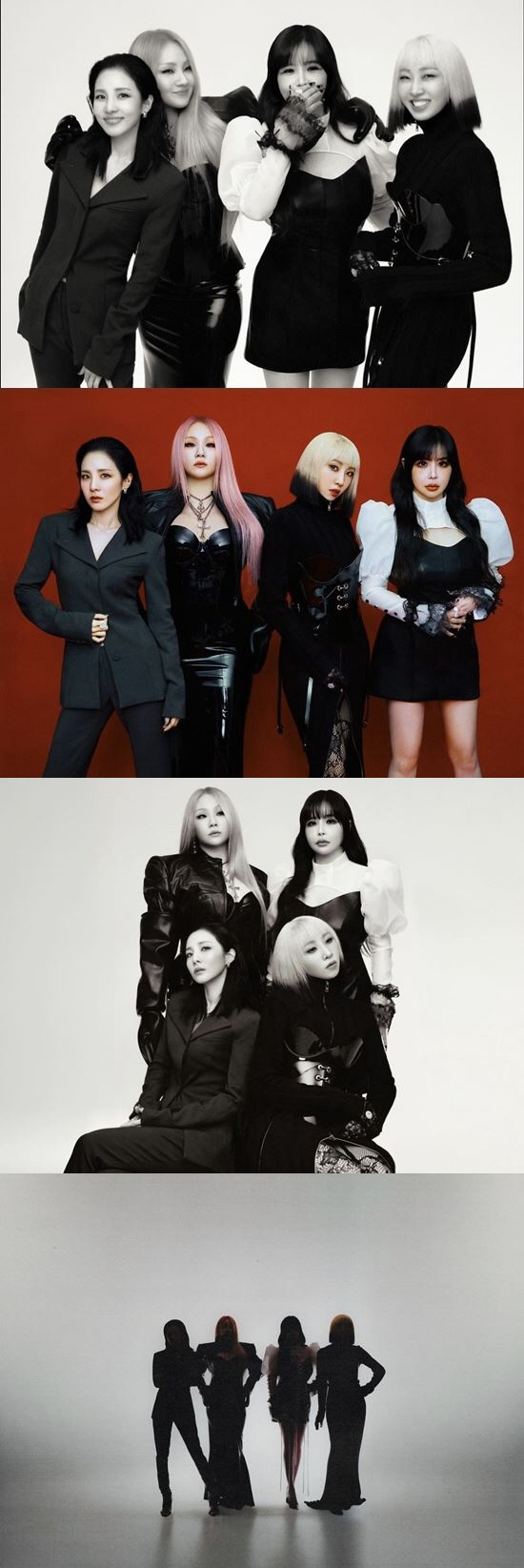 투애니원(2NE1) 드디어 뭉쳤다! 데뷔 15주년 기념 완전체 사진 공개…