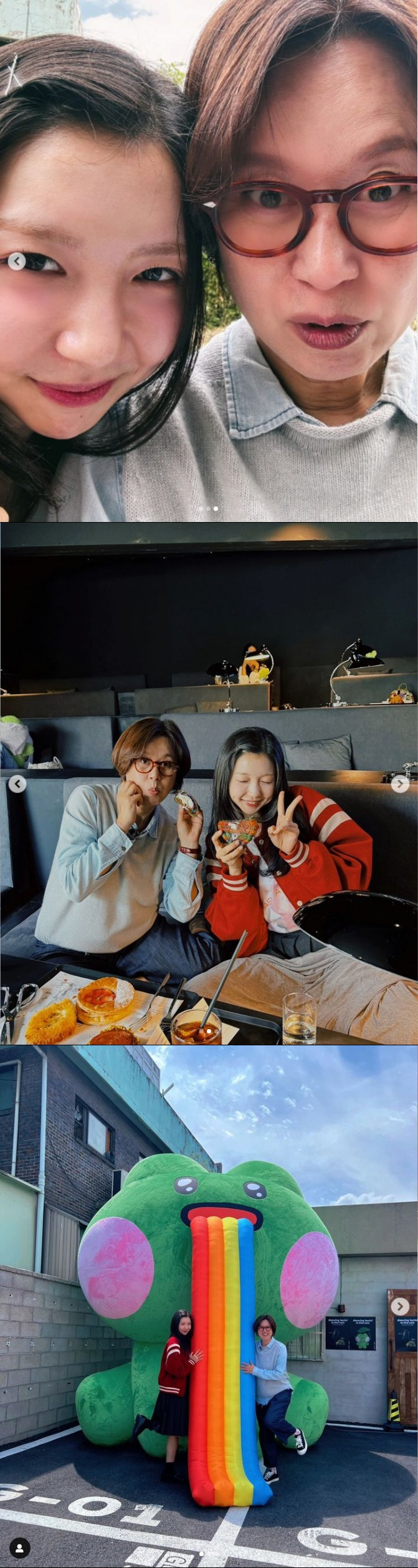 주현영, 박미선과 오붓한 '성수동' 데이트…"a.k.a 친구엄마"