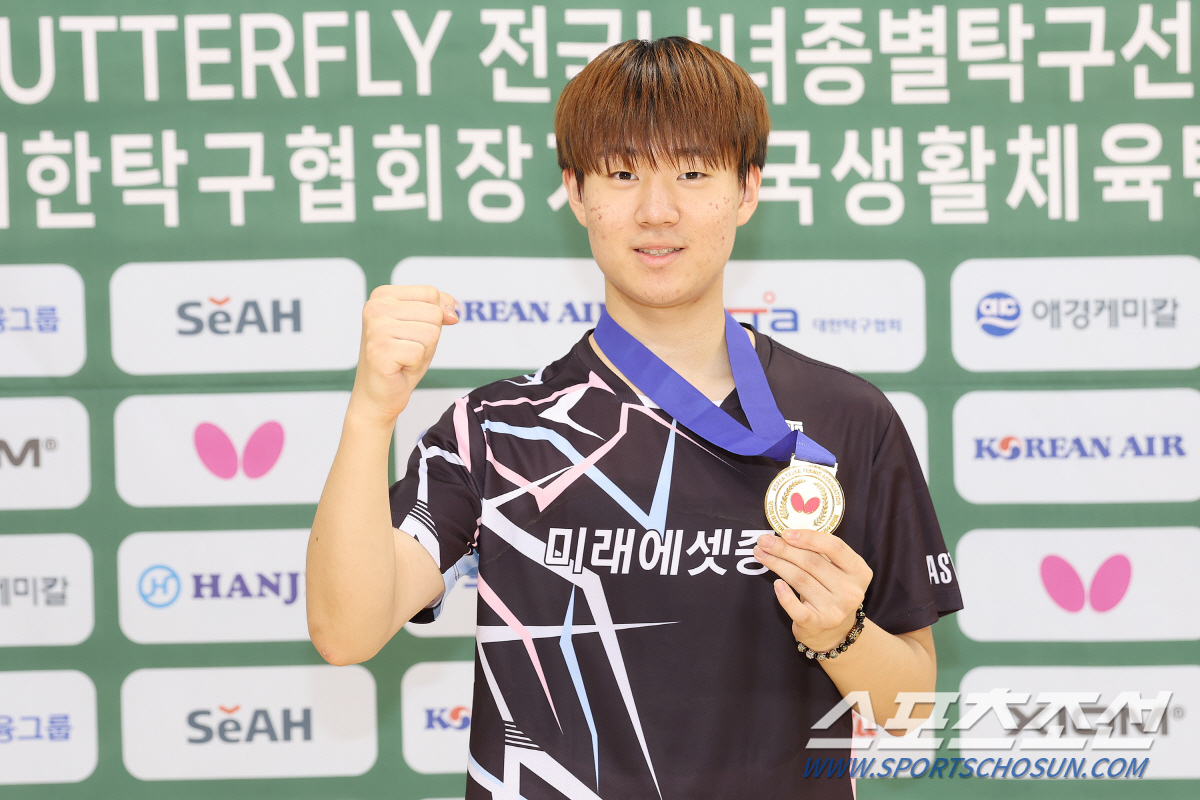 '오상은2세'18세 오준성,종별선수권 또 최연소 우승! "2028올림픽땐…