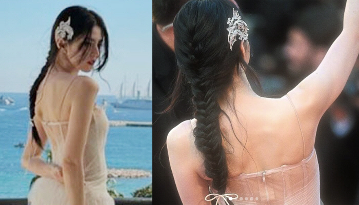 한소희, 칸 홀린 '댕기 미녀'..송혜교→제니 잇는 '韓의 美' 여신[S…