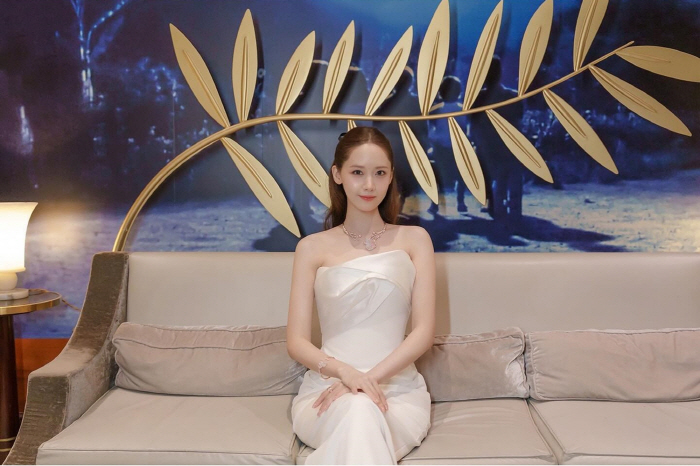 "진짜 女神이 있다면"…임윤아, '아프로티테'의 환생 같은 드레스 자태
