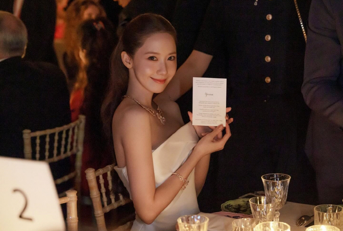 "진짜 女神이 있다면"…임윤아, '아프로티테'의 환생 같은 드레스 자태