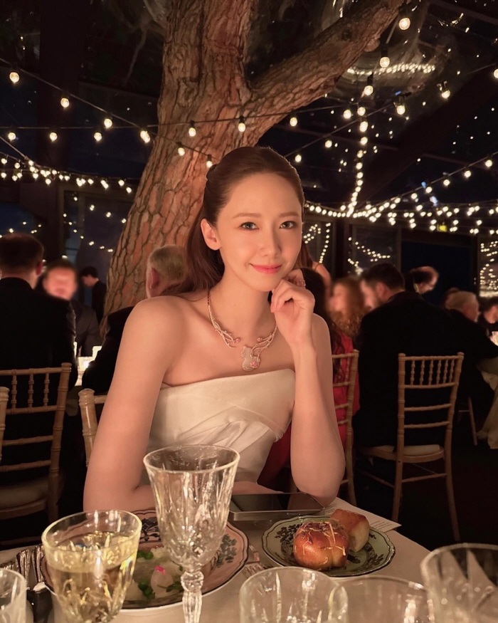 "진짜 女神이 있다면"…임윤아, '아프로티테'의 환생 같은 드레스 자태