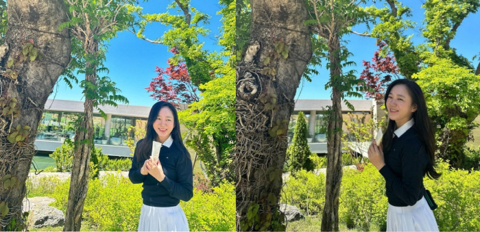 박주미, 51세에도 여전한 청순미! 테니스 스커트도 찰떡