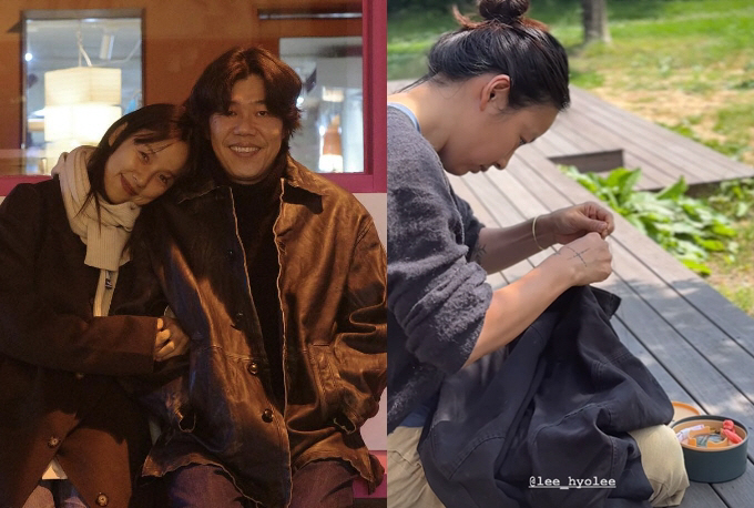 '이상순♥' 이효리, 직접 바느질로 옷 기워입는 알뜰함..제주 부부의 평…