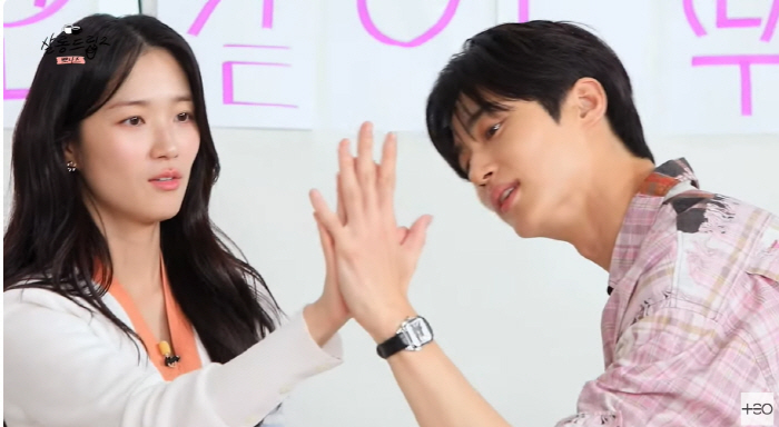 "너네 사귀지?" 변우석♥김혜윤 "노코멘트" 핑크빛 대답에 장도연 '설렘…