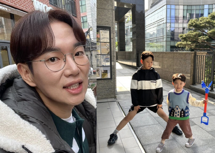 "훈내 폴폴♥" 장성규, '잘생긴 두 아들' 자랑..아빠 장점만 닮은 '…