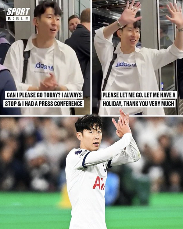 '미담제조기 흥민씨' 화제된 인터뷰 정중 고사 영상과 쓰레기 줍기→PK …