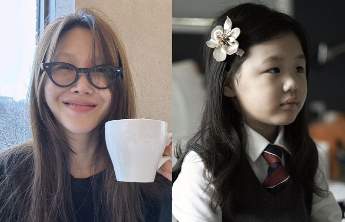 '엄태웅♥' 윤혜진의 육아일기, 딸 엄지온 아가시절에 새삼 "세월..."…