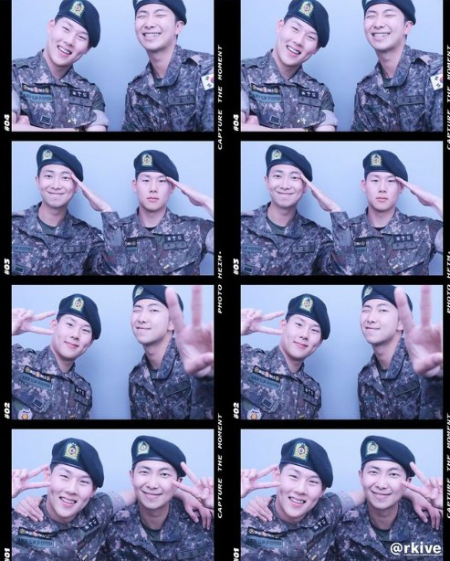 방탄 RM-몬엑 주헌, 軍에서 만난 아이돌 전우 "승리 15사단"
