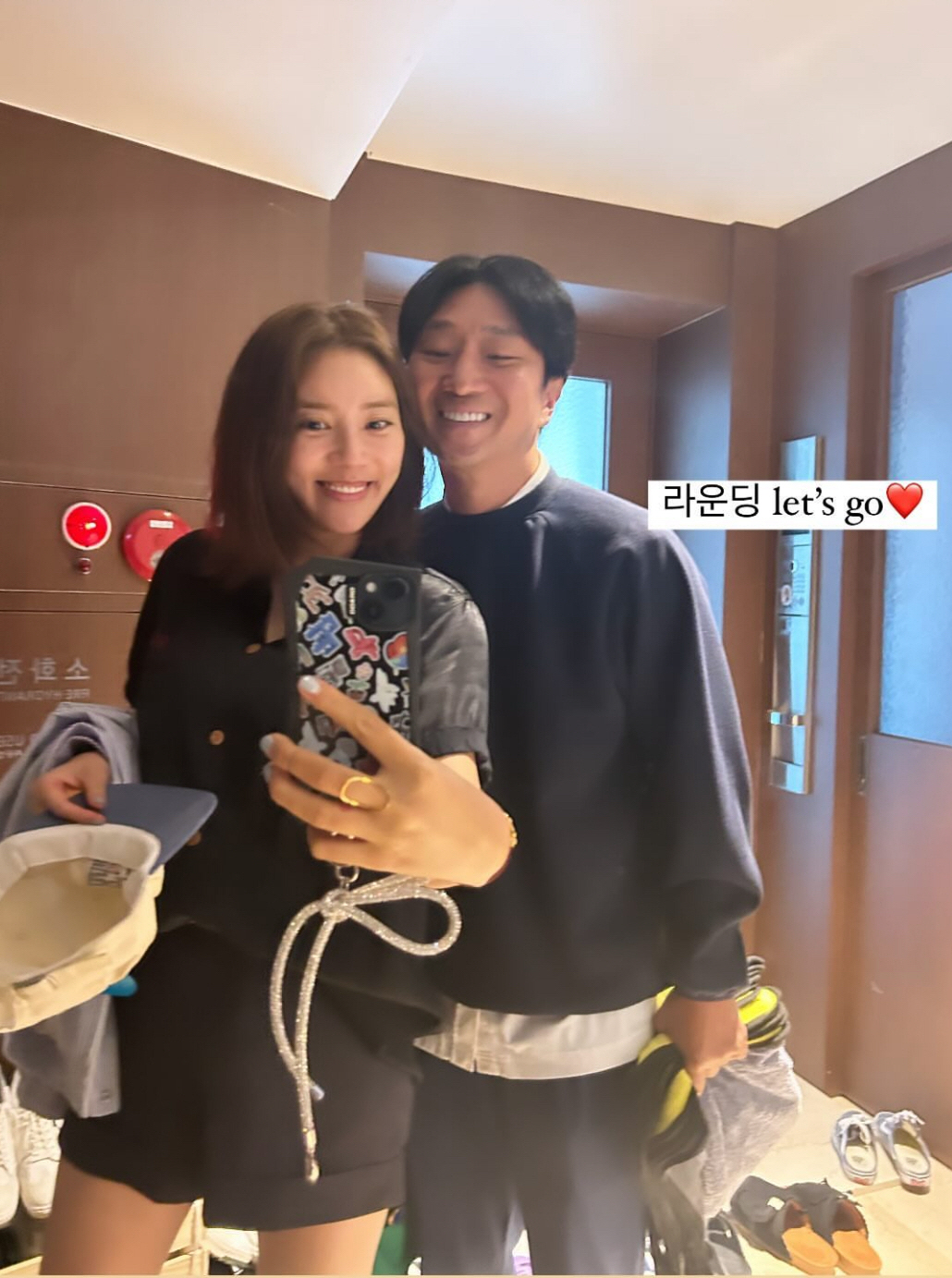 손담비 ♥이규혁, 골프에 푹 빠졌네..꼭 붙어서 "라운딩 렛츠고"