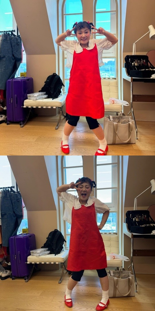 박나래, 마흔에도 귀여울 수 있어! '큐티 깜찍' 소녀 변신