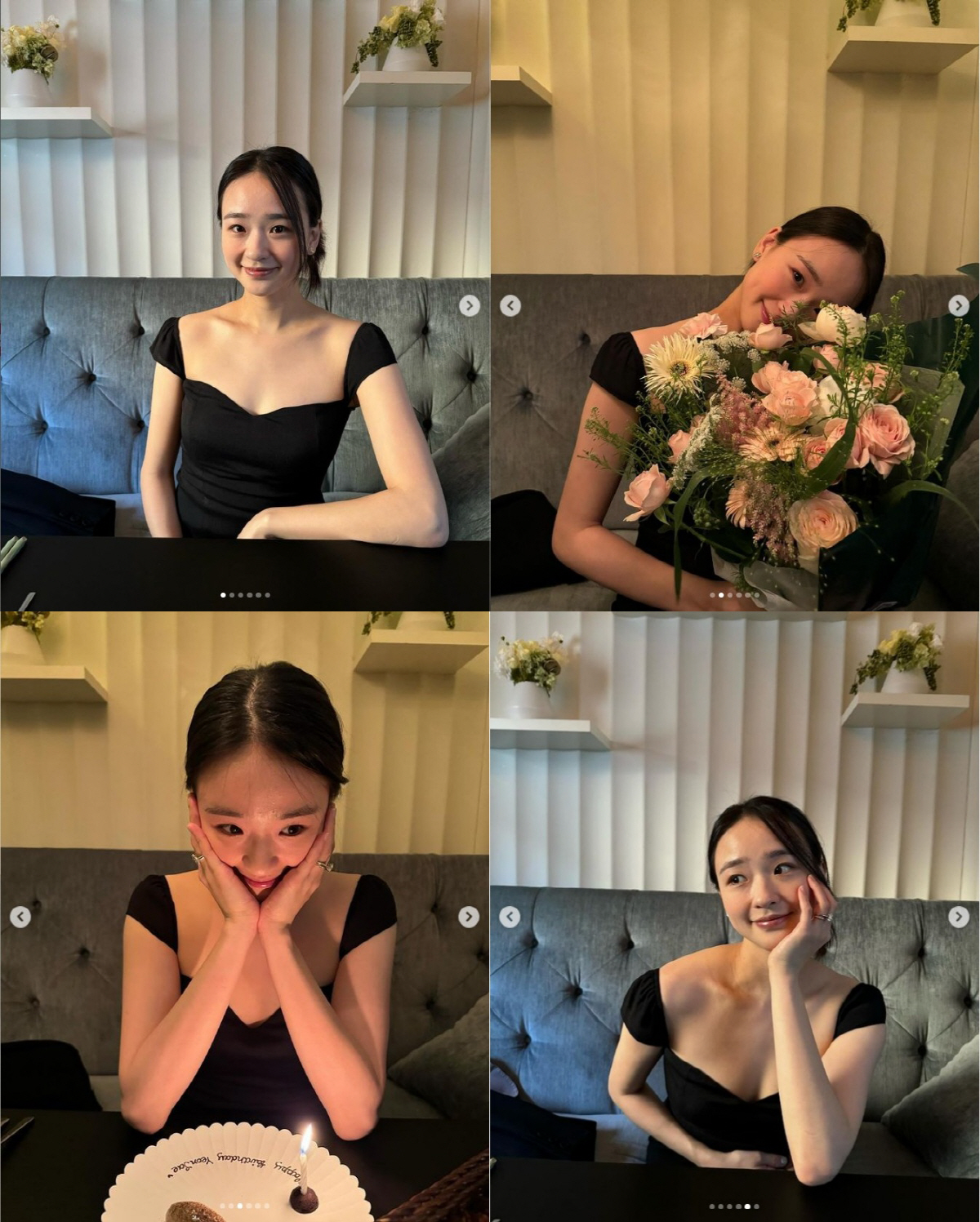 子 100일에 생일까지 '겹경사'! 블랙 미니드레스 차림 손연재, 남편 …