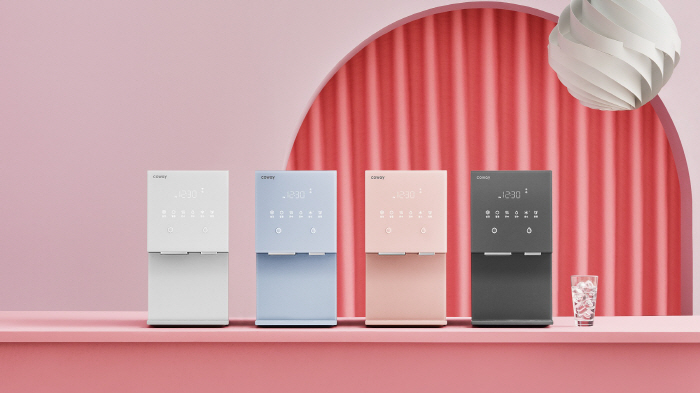 사용자 맞춤 제어 기능 탑재한 '코웨이 아이콘 얼음정수기'