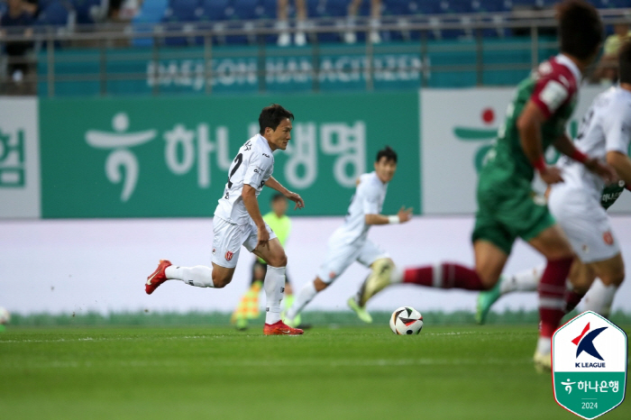 '한종무 결승골' 제주, 대전에 1대0 승리 '2연승+6위 도약'...'…