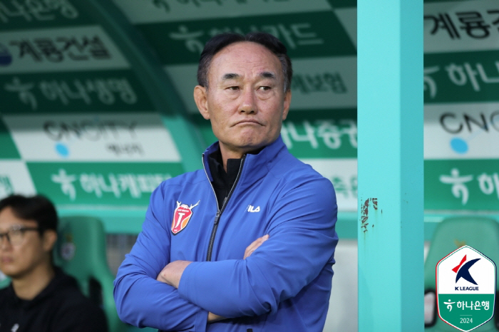 단호한 김학범 감독 "꾸역승? 지금 우리에게는 승리가 중요하다"[현장 기…