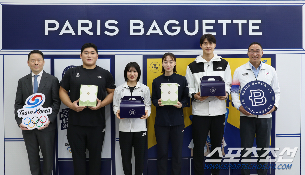 "파리올림픽 현장서 메달 축하케이크 배송" 파리바게트,팀코리아 후원협약