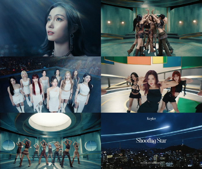 '6월 3일 컴백' 케플러, 신곡 '슈팅스타' 포인트 안무 공개…완벽 케…